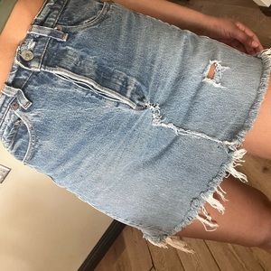 Vintage denim Levi’s skirt handmade